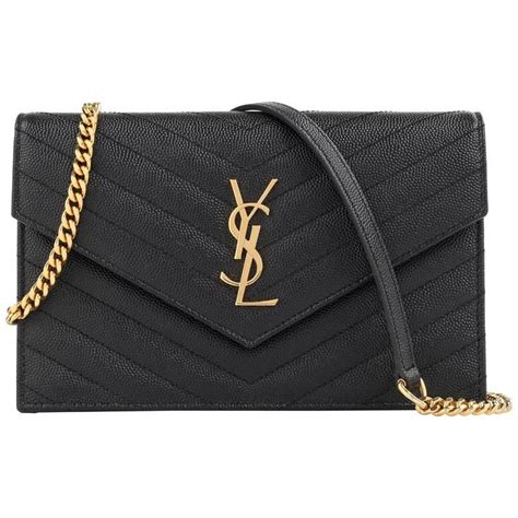 ysl envelope chain wallet|ysl small wallet on chain.